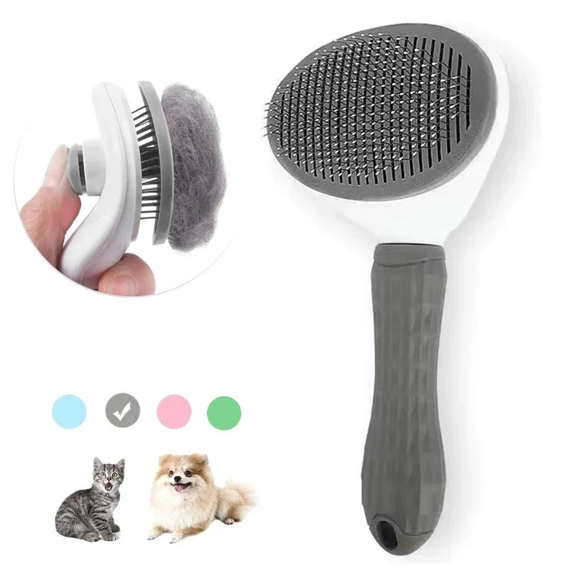 For Cat Accessories Dog Grooming Equipment Cats Products Non-slip Beauty Brush Pet Hair Removal Comb Things Supplies Home Garden