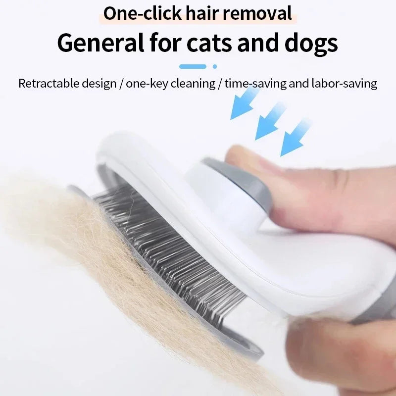 For Cat Accessories Dog Grooming Equipment Cats Products Non-slip Beauty Brush Pet Hair Removal Comb Things Supplies Home Garden